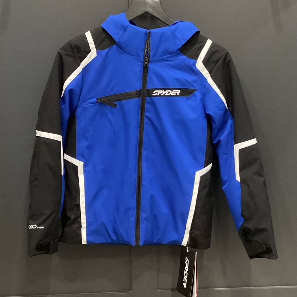 Spyder Blue and Black Performance SKI winter Jacket